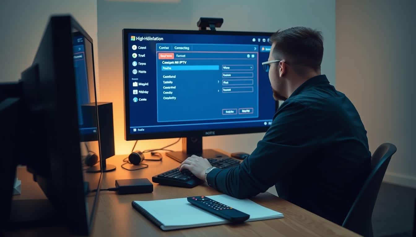 setting up IPTV connection