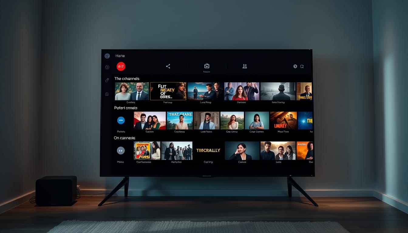 streaming platform interface